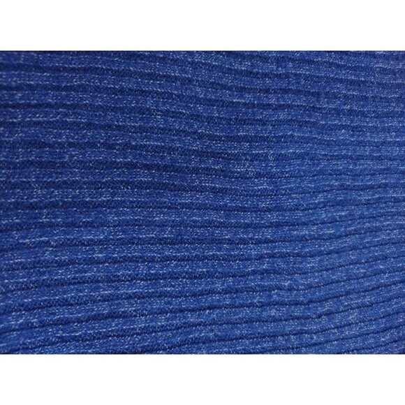 Jessica Simpson Womens Blue Ribbed Sleeveless Turtleneck Sweater Vest M. NWT. - Picture 4 of 7